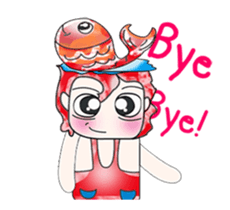 Mr. Senta and fish. ^_^ sticker #13945260