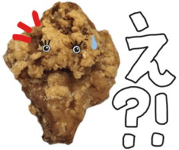 Sticker of a fried chicken sticker #13945330
