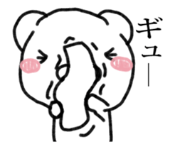 Stress bear 4 It moved! sticker #13945419