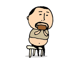 higepocha my father animation 2 sticker #13945689