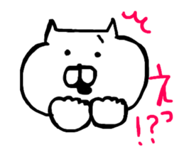 cat Japanese wabi sabi sticker #13945906