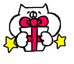 cat Japanese wabi sabi sticker #13945908