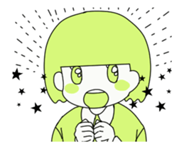 Cute Girl Animated sticker #13946014