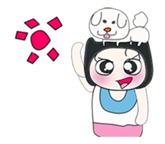 Ha Ha!! Mr Hayase. Love dog. ^_^ sticker #13946582