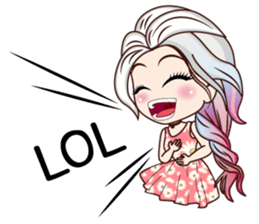 Lana be happy sticker #13946633