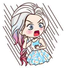 Lana be happy sticker #13946650