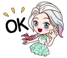 Lana be happy sticker #13946659