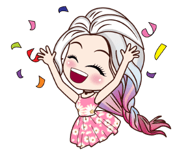 Lana be happy sticker #13946667