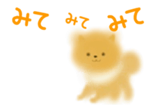 Cute Pomeranian sticker #13946866