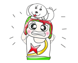 Mr. Koten and dog. ^^ sticker #13947807