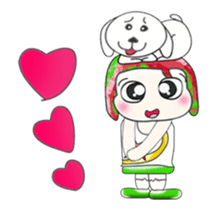 Mr. Koten and dog. ^^ sticker #13947812