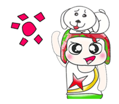 Mr. Koten and dog. ^^ sticker #13947814