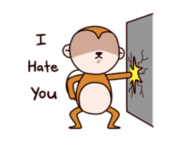 Monkey don't know sticker #13947992