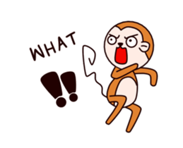 Monkey don't know sticker #13948001