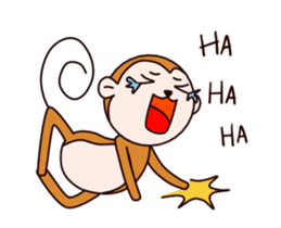Monkey don't know sticker #13948008