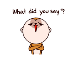 Monkey don't know sticker #13948009