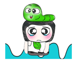 Mr. Fujisaki and worm. ^_^ Wow!! sticker #13948016