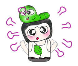 Mr. Fujisaki and worm. ^_^ Wow!! sticker #13948020