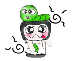 Mr. Fujisaki and worm. ^_^ Wow!! sticker #13948022