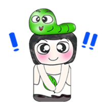 Mr. Fujisaki and worm. ^_^ Wow!! sticker #13948024