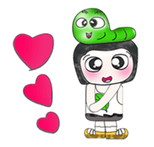 Mr. Fujisaki and worm. ^_^ Wow!! sticker #13948028