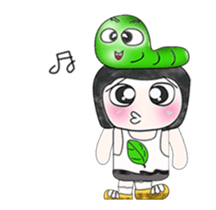 Mr. Fujisaki and worm. ^_^ Wow!! sticker #13948029