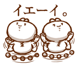 Henachoko creatures sticker #13948139