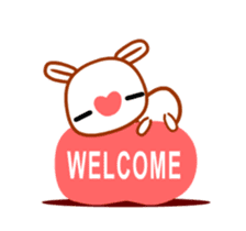 Feel Rabbit: Dynamic sticker #13948421