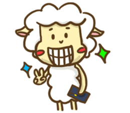 Shy Bunny 3 - small talks with friends sticker #13948567