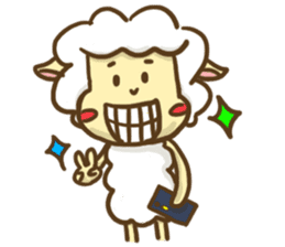 Shy Bunny 3 - small talks with friends sticker #13948567