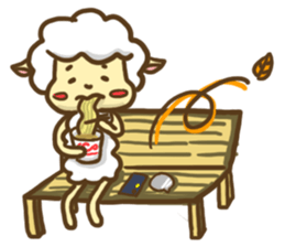 Shy Bunny 3 - small talks with friends sticker #13948587