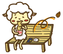 Shy Bunny 3 - small talks with friends sticker #13948587