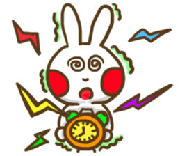 Shy Bunny 3 - small talks with friends sticker #13948590