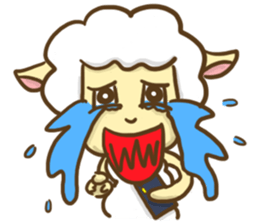 Shy Bunny 3 - small talks with friends sticker #13948597