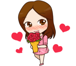 Best office girl sticker #13949861