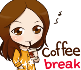 Best office girl sticker #13949868