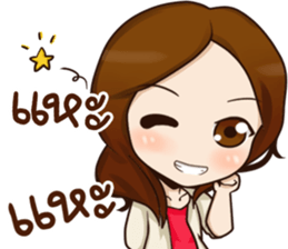 Best office girl sticker #13949881