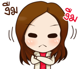 Best office girl sticker #13949890