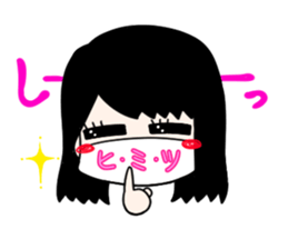 shy girl naru's sticker sticker #13949992