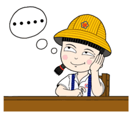 Shan-Shan primary school sister sticker #13950884