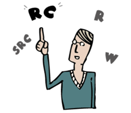 Architecture studios people sticker #13951097