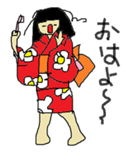 Oyou of the Traditional ghost sticker #13951602