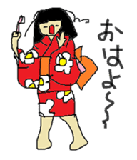 Oyou of the Traditional ghost sticker #13951602