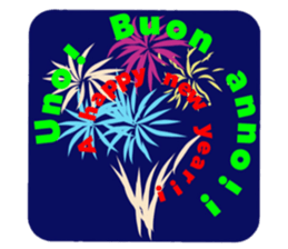 Italian greeting sticker #13952708