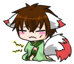 White Fox Boy sticker #13952952