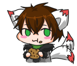 White Fox Boy sticker #13952953