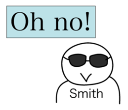 Crazy Sticker of Smith sticker #13953233