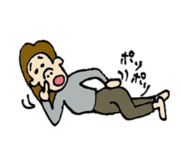 Short girl of bangs 2 sticker #13953400