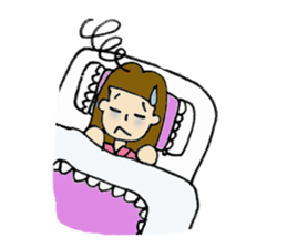 Short girl of bangs 2 sticker #13953401