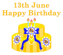 366 Days [ Happy Birthday ]  BR ver. 05 sticker #13955682